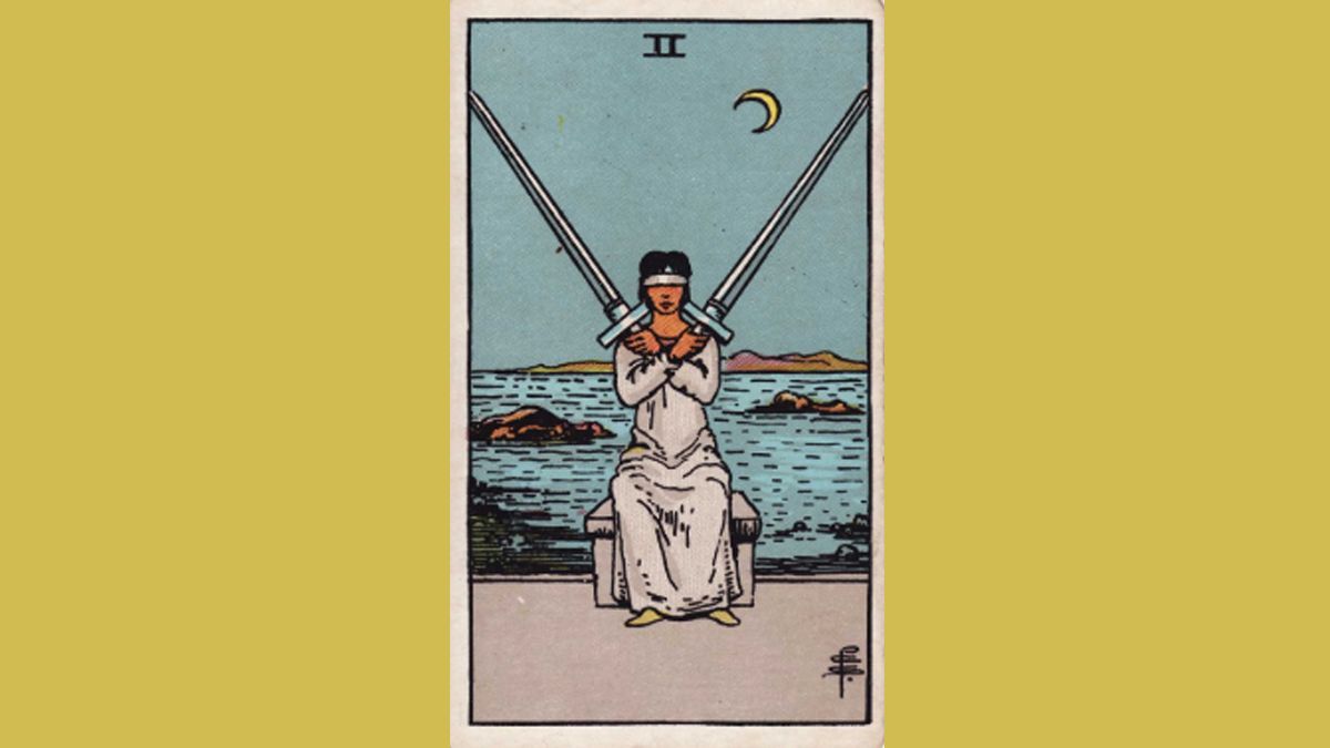 La carta elegida del tarot para las predicciones de hoy s&aacute;bado 11 de octubre de 2025 es El Dos de Espadas.