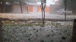 Cayó una importante granizada en el Este
