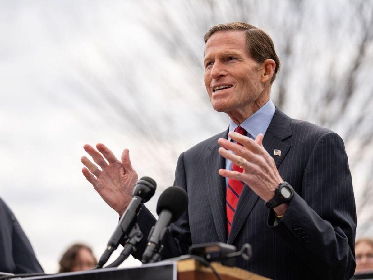 Senador demócrata Richard Blumenthal. Senador demócrata Richard Blumenthal.
