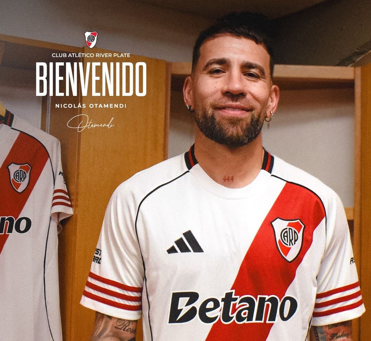 Nicolás Otamendi será jugador de River a partir del 1 de julio.