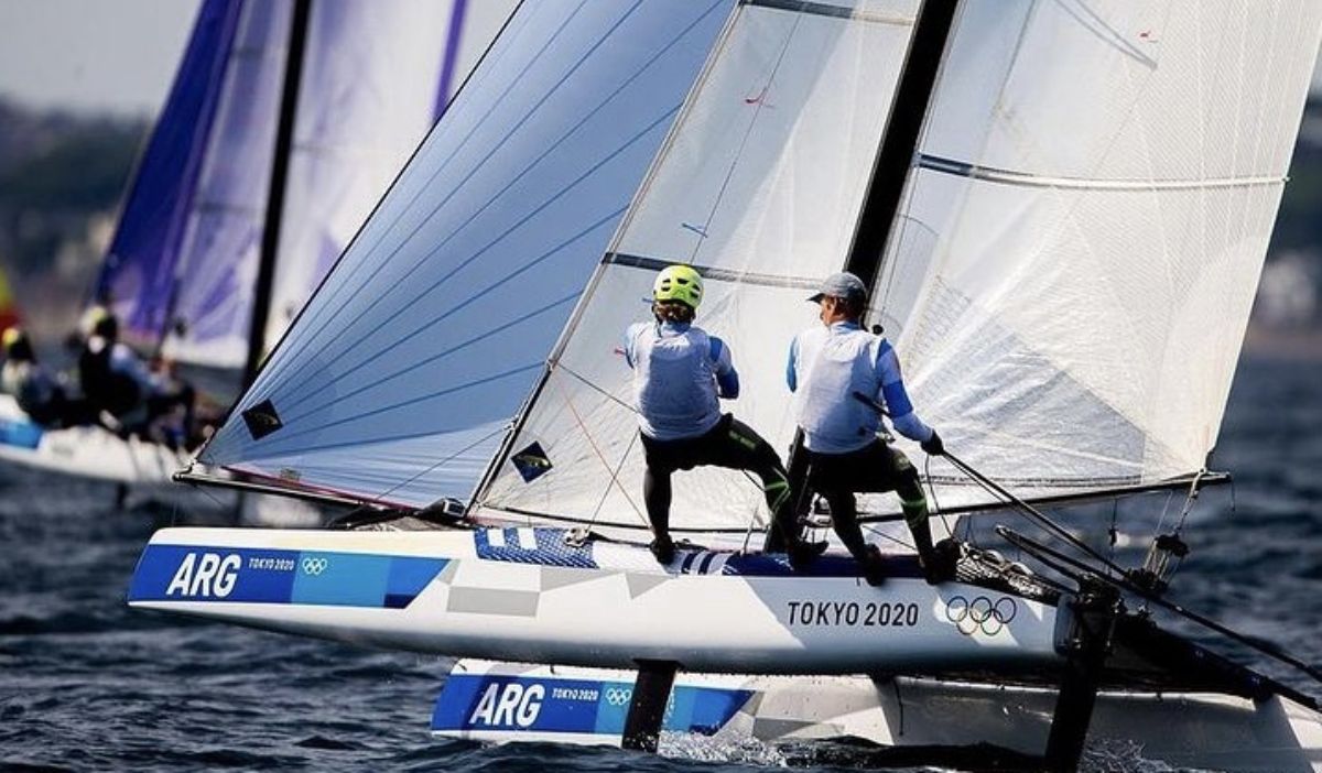 Santiago Lange y Cecilia Carranza empezaron bien los Juegos Olímpicos 2021.