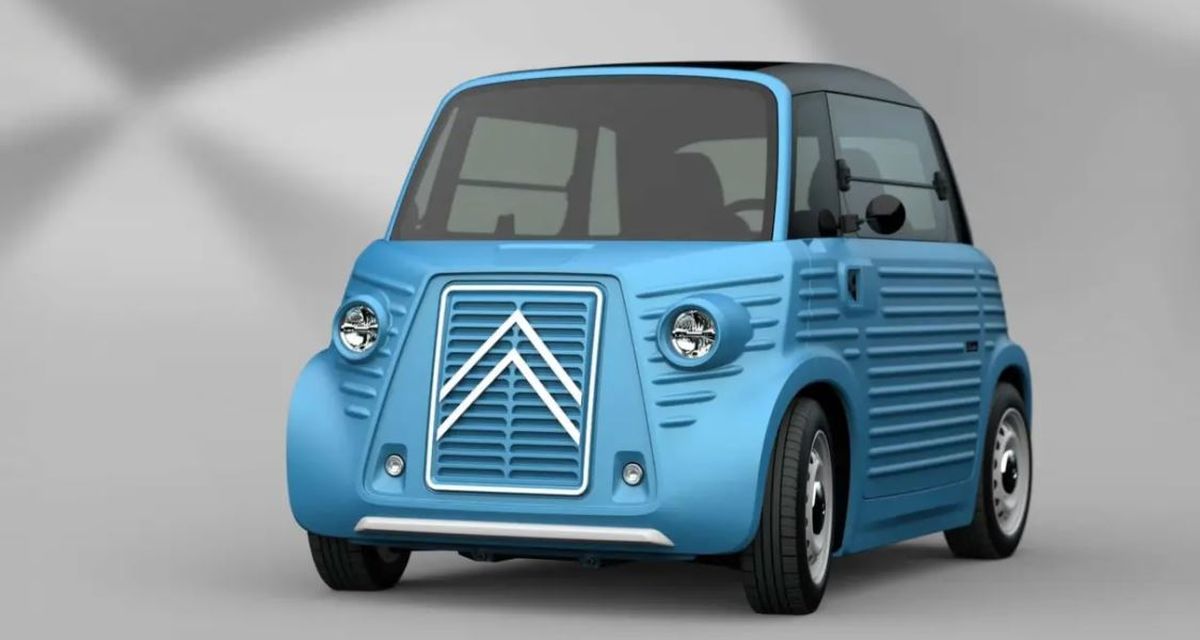 El Citroën Ami, versión retro al estilo 2CV. Foto: Caselani&nbsp;