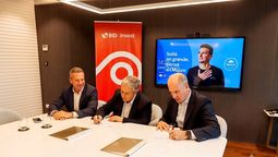 Jorge Scarinci, gerente de Finanzas de Banco Macro;&nbsp; Santiago Portais, gerente de Entidades Financieras, y Sergio Lew, CIO de BID Invest.