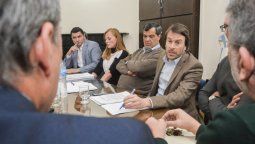 Los ministros Allasino y Nieri explicaron la obra de mejoramiento de la Ruta 82