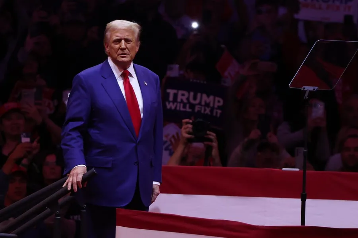 El expresidente estadounidense y candidato republicano a la presidencia Donald J. Trump. Crédito: EFE.