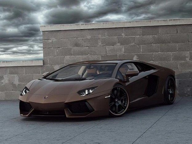 Lo máximo: superdeportivo Lamborghini Aventador edición Chocolate
