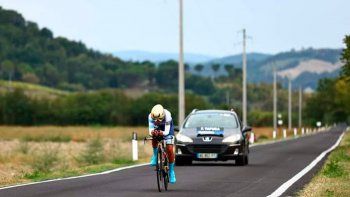 Fernanda Yapura fue 40ª en la crono del Mundial de Ruta