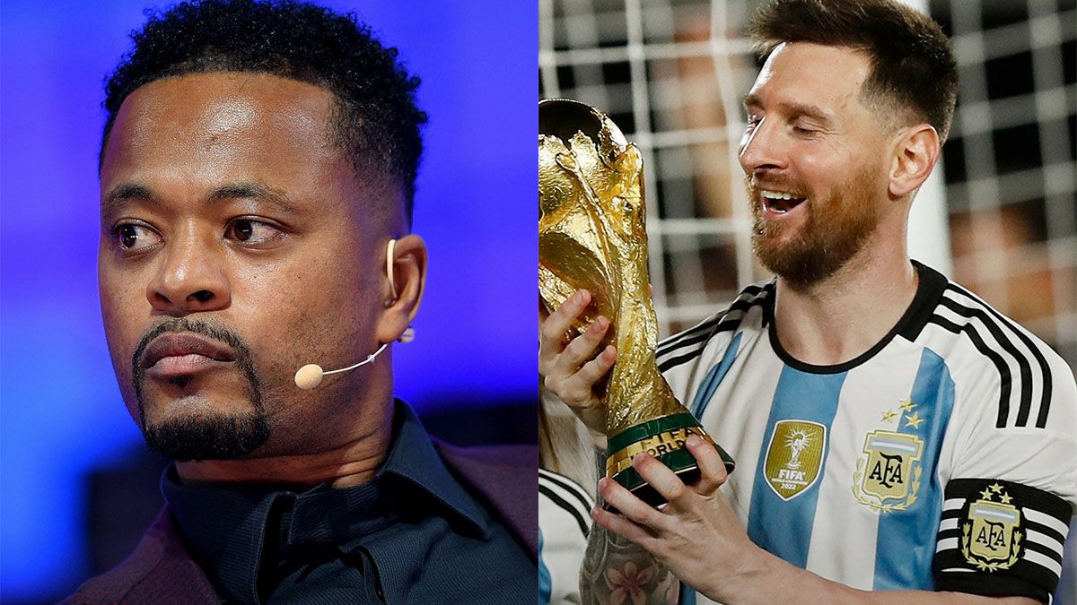 Patrice Evra, ex jugador de la selección francesa, cargó con dureza contra Messi y la Selección argentina