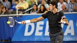 Juan Martín Del Potro regresó con un emocionante triunfo en Delray Beach
