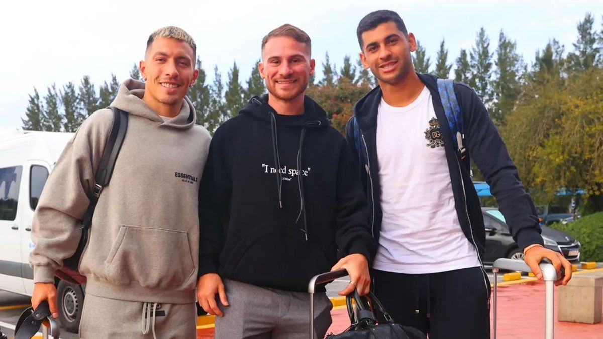 Lisandro Martínez, Alexis Mac Allister y el Cuti Romero, figuras sobresalientes de la Selección argentina.