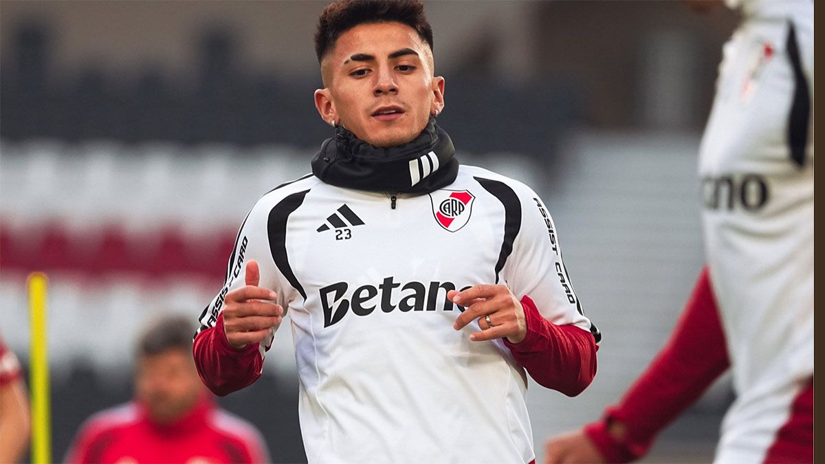 Thiago Almada es una de las esperanzas goleadoras de River.