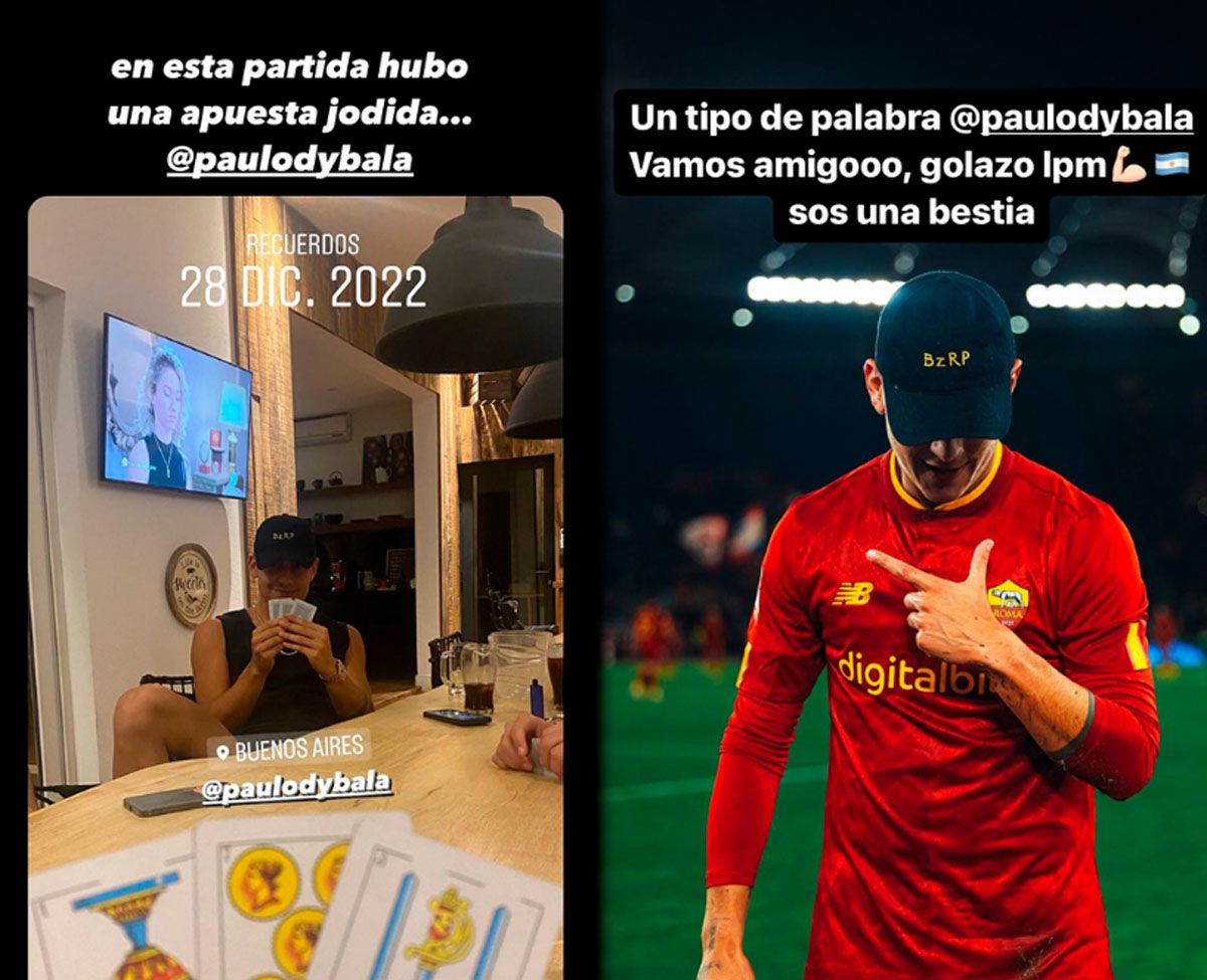 Las publicaciones de Bizarrap en las redes sociales