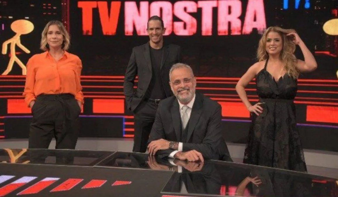 Los panelistas de TV Nostra, Diego Ramos y &Aacute;ngela Lerena, se cruzaron al aire y sacaron algunos trapitos al sol despu&eacute;s de un clip de Listorti y su esposa