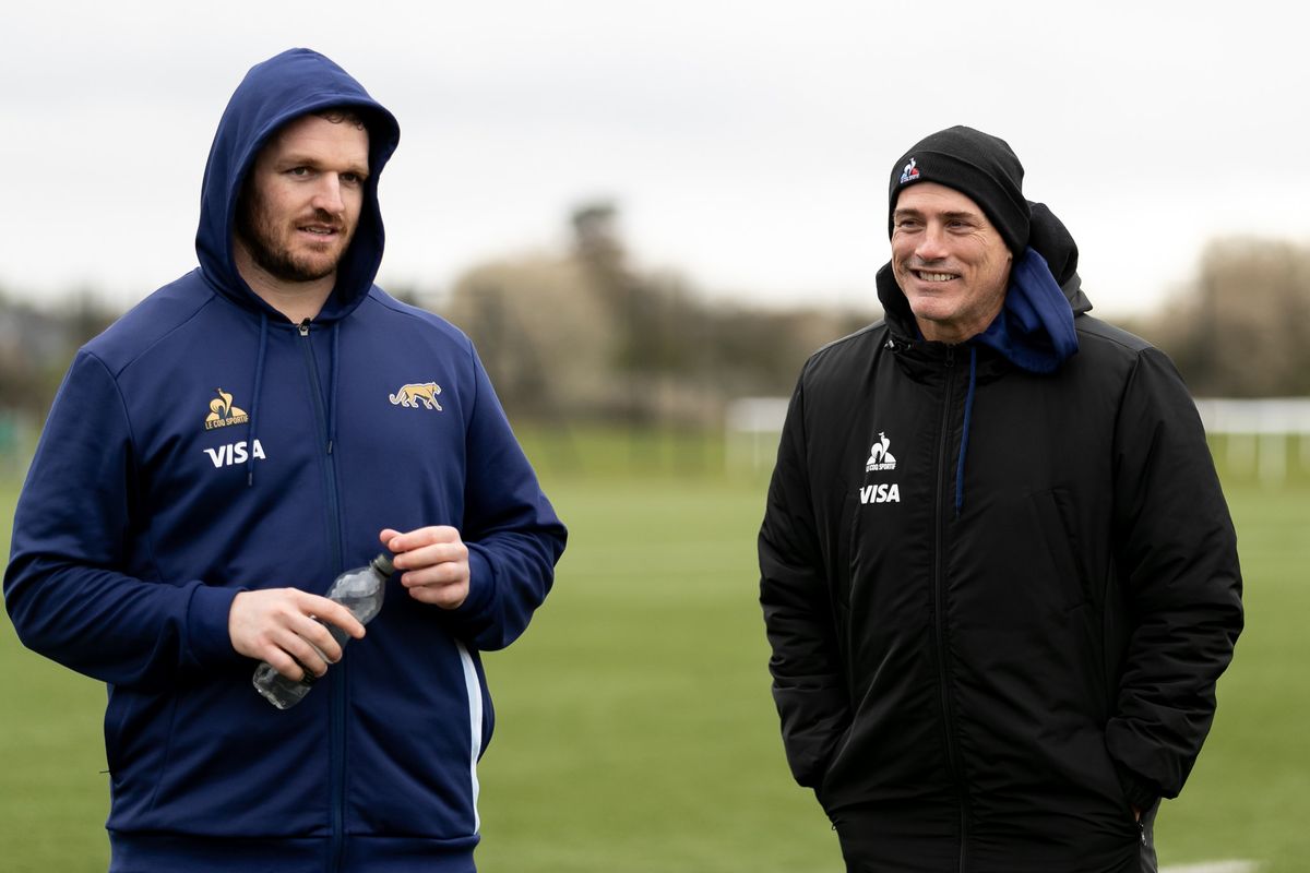 Juliàn Montoya y Felipe Contepomi, capitán y entrenador de Los Pumas que vendrán a Mendoza. Juliàn Montoya y Felipe Contepomi, capitán y entrenador de Los Pumas que vendrán a Mendoza.
