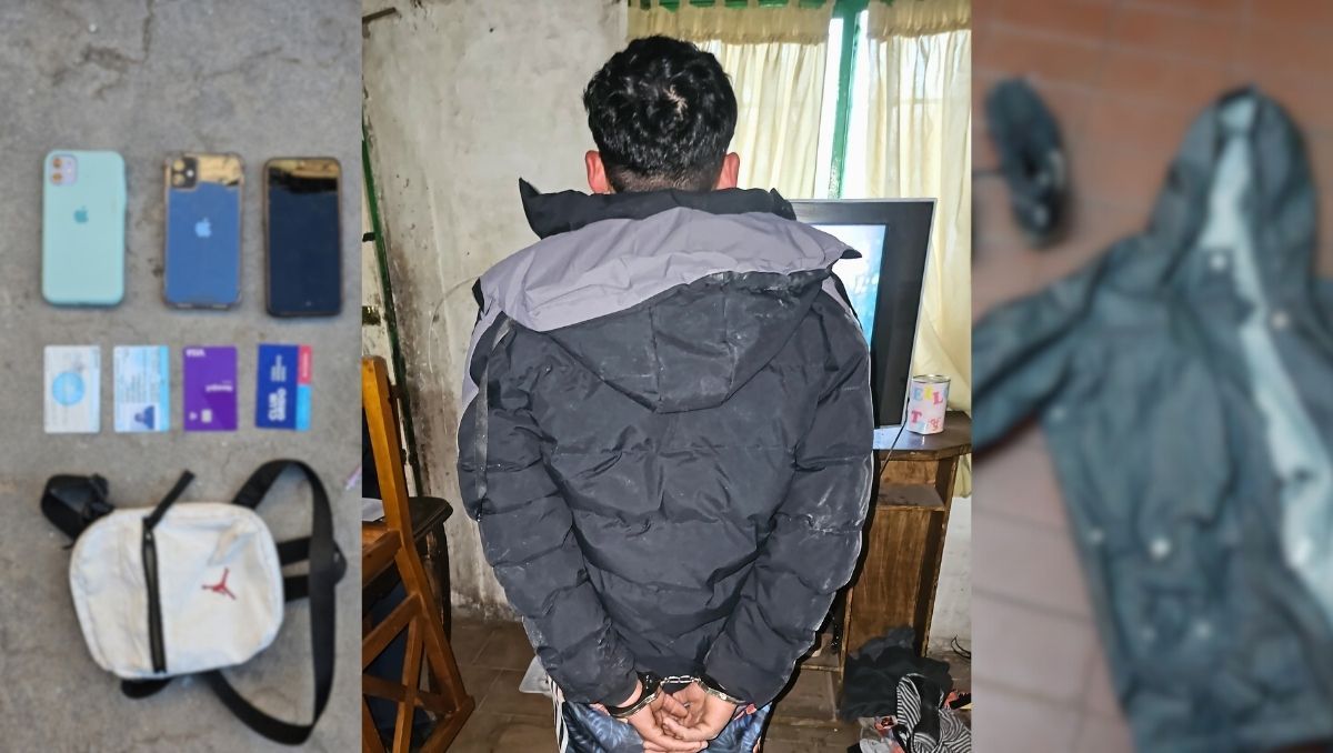 Policía de Maipú detuvo a un sospechoso de robo agravado.