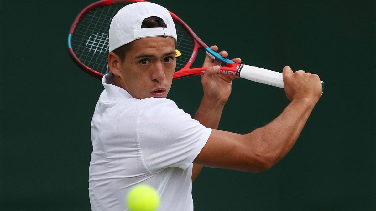Sebastián Báez comenzó de la mejor manera en Wimbledon.