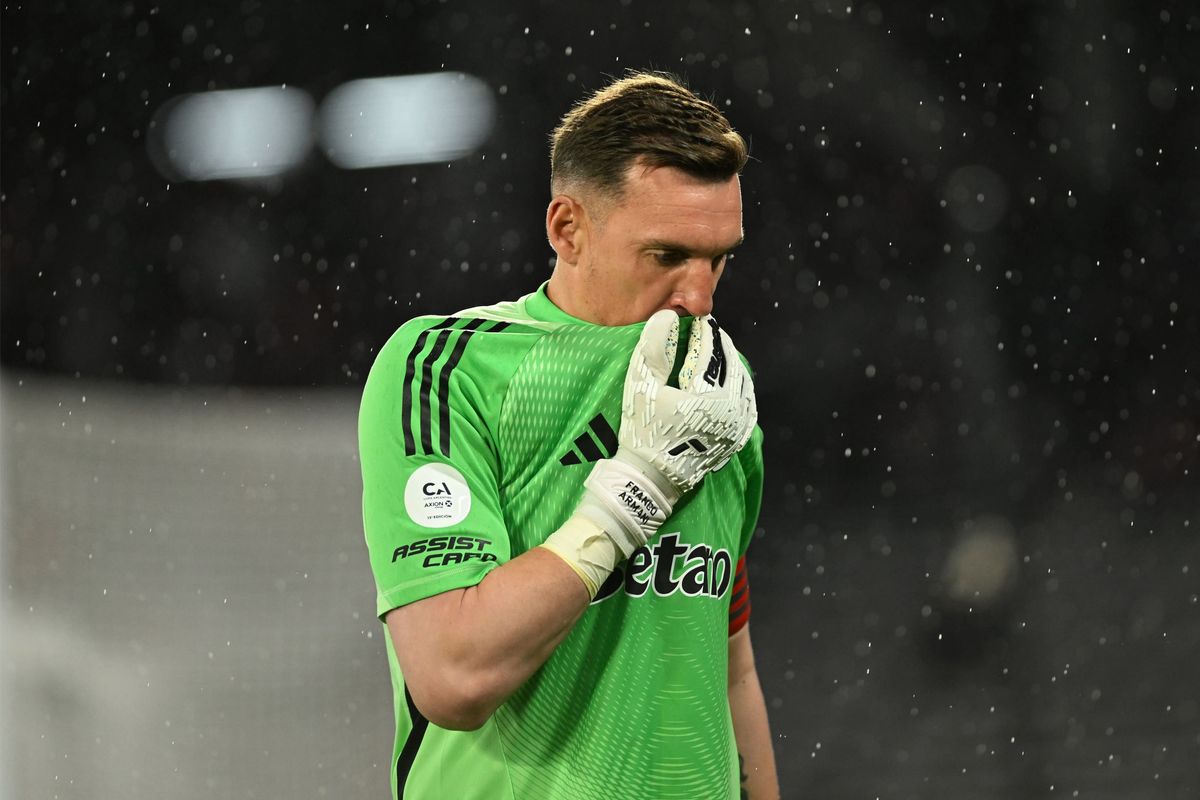 Franco Armani define su futuro en River con estadísticas desastrosas