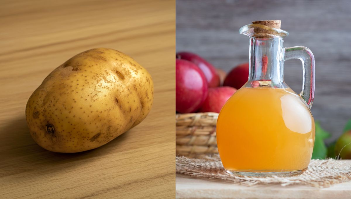El vinagre y las papas son ingredientes comunes que siempre tenemos a mano.&nbsp;