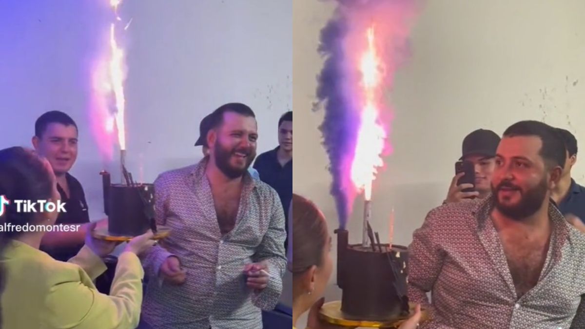 Festejaba su cumpleaños pero recibió una noticia que le desfiguró el rostro