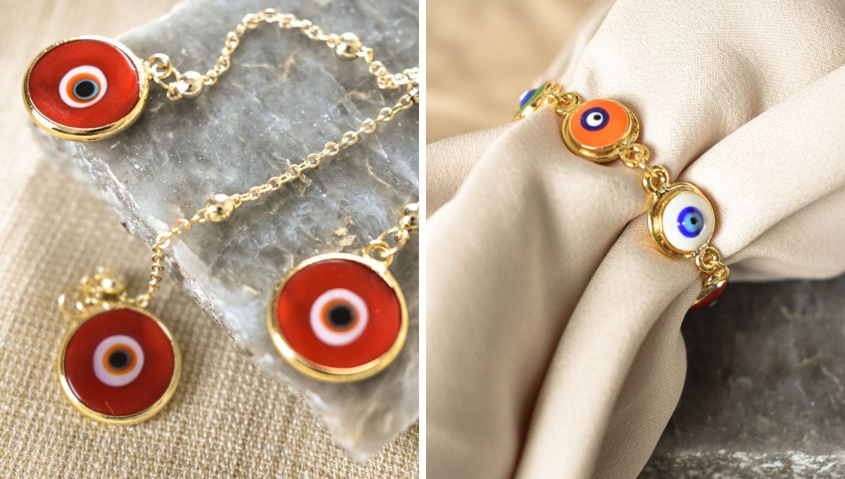 Ojo turco de colores. Ojo turco de colores. 