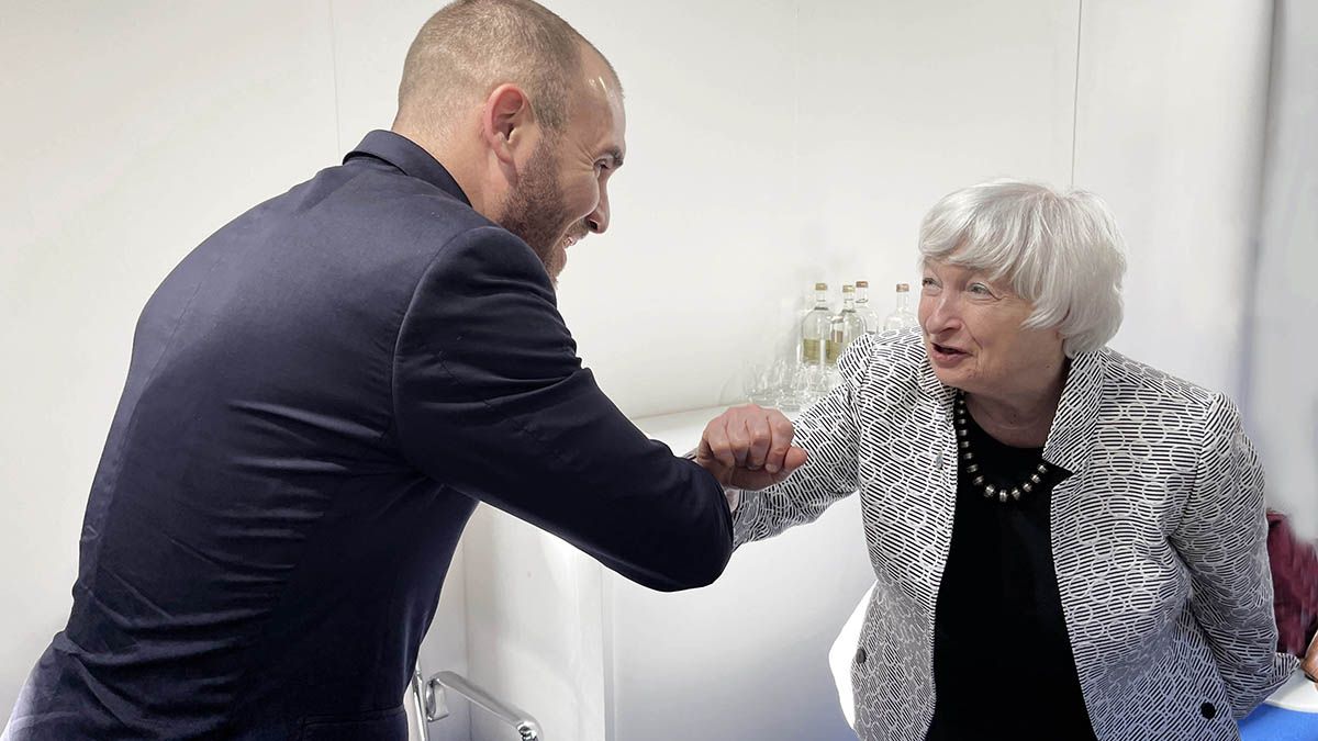 Martín Guzmán se reunió con la secretaria del Tesoro de Estados Unidos