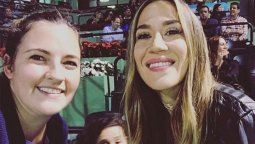 Jimena Barón se fue a Miami para acompañar a Del Potro en un torneo de tenis