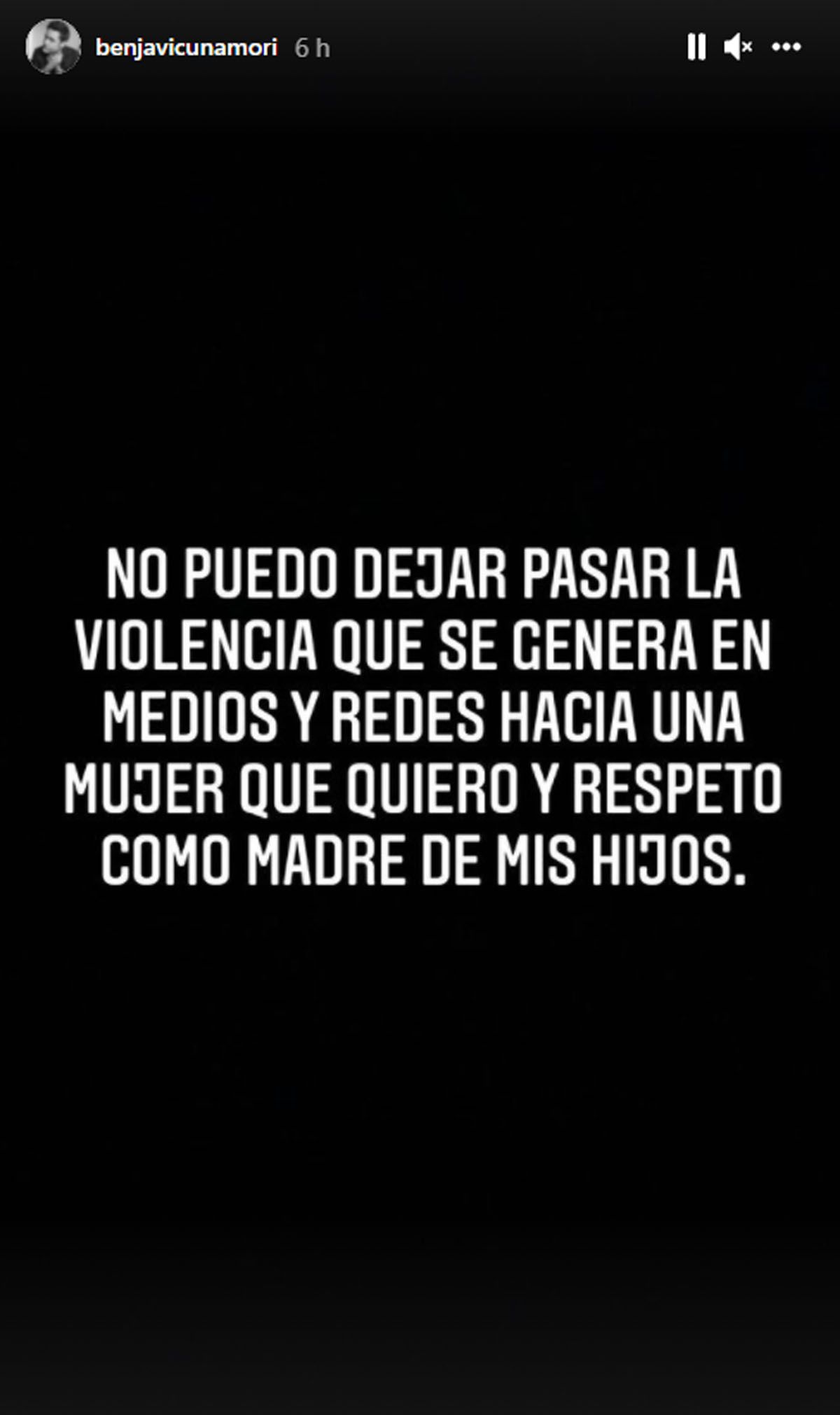 El posteo de Benjam&iacute;n Vicu&ntilde;a en plena madrugada