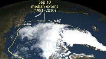 El hielo en el Ártico disminuye a su segundo menor nivel