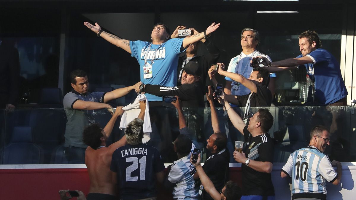 En Rusia 2018: iluminado y eterno.