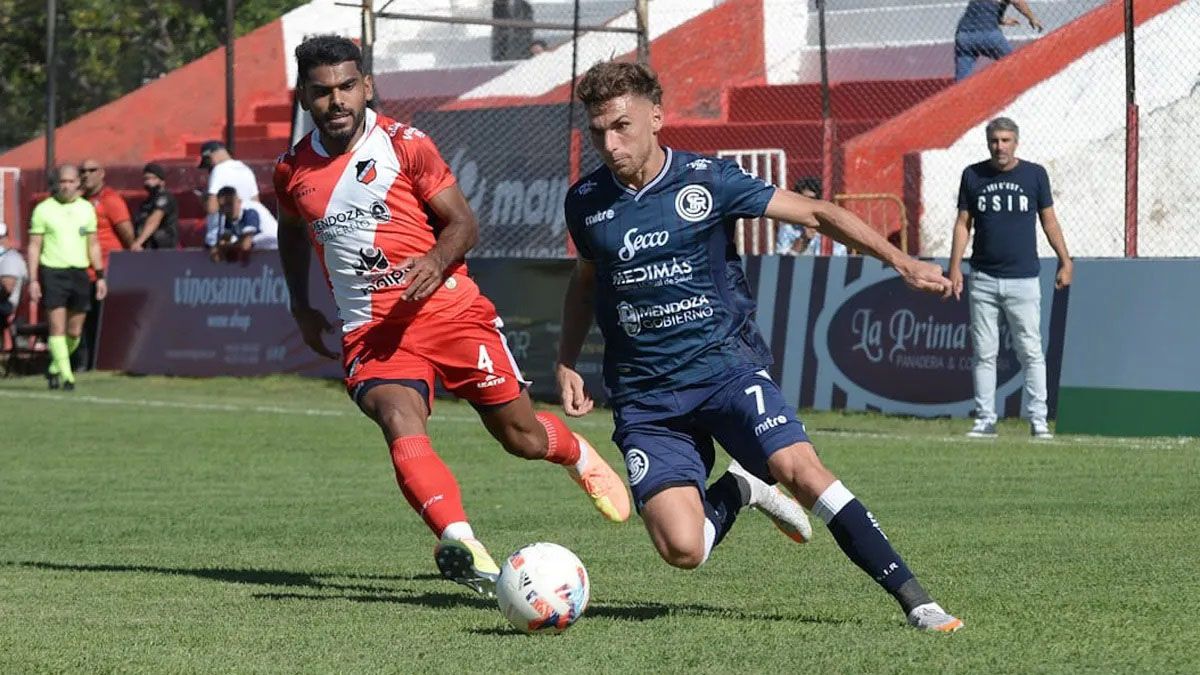 Santiago Moyano del Deportivo Maipú y Franco Coronel de Indepediente Rivadavia marcaron los goles en el último enfrentamiento.