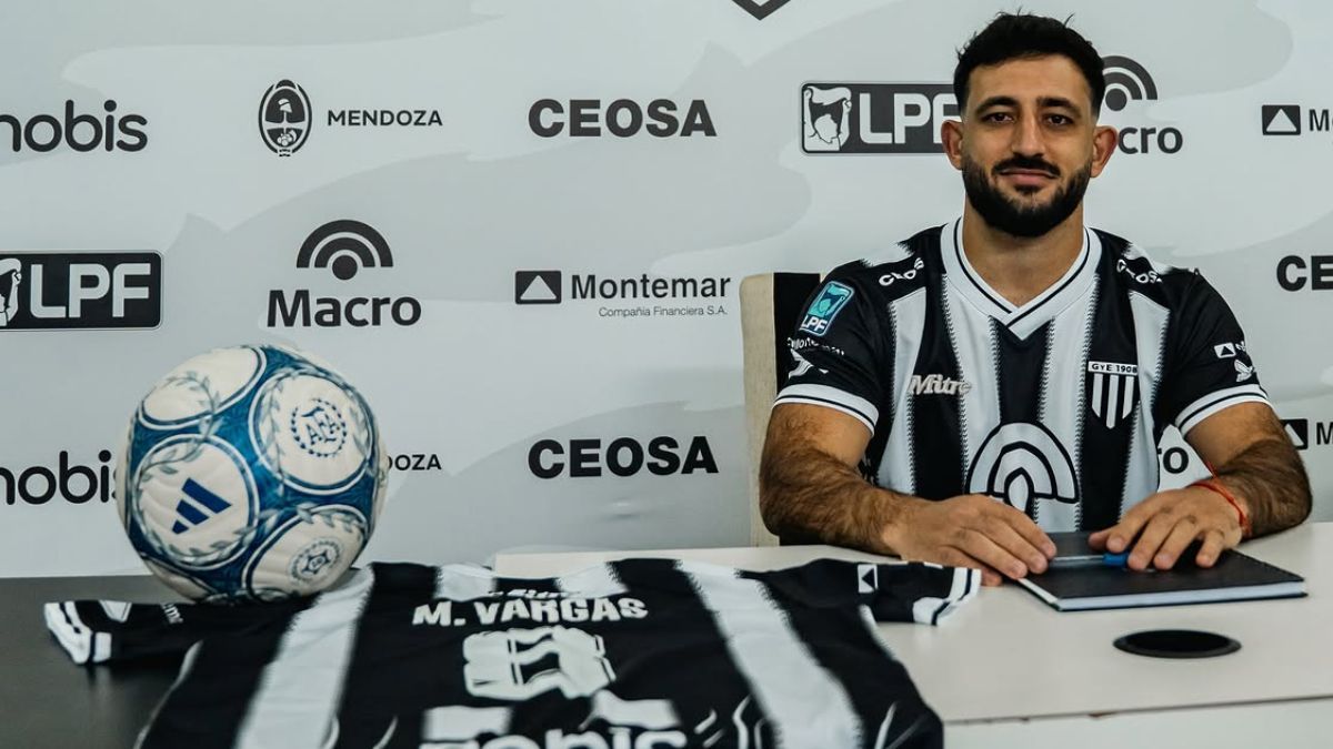 Matías Vargas es nuevo refuerzo del club Gimnasia y Esgrima. Foto: Gentileza.