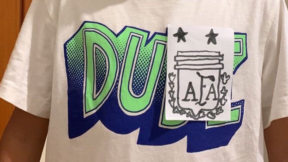 También hizo el escudo de la AFA