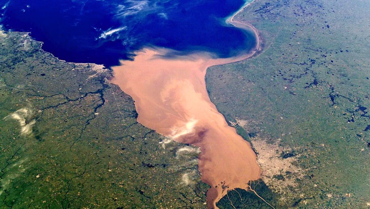 El Río de la Plata actualmente está contaminado por desechos cloacales y por la proximidad a la ciudad. Fuente: La Política Ambiental. El Río de la Plata actualmente está contaminado por desechos cloacales y por la proximidad a la ciudad. Fuente: La Política Ambiental.