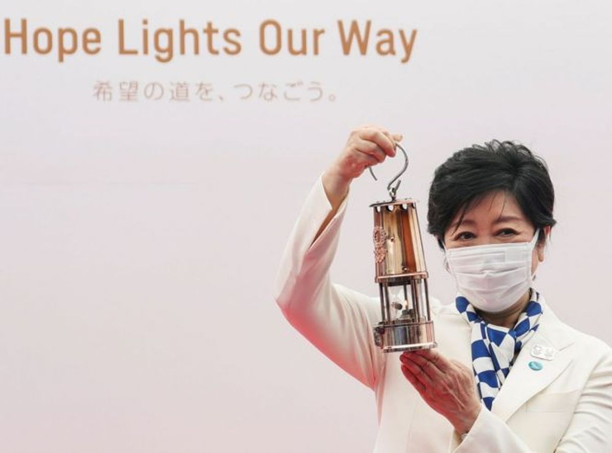 La gobernadora de Tokio, anfitriona de los Juegos Olímpicos.