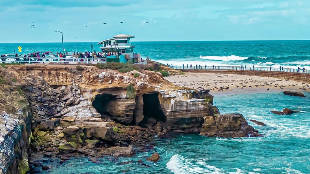 La Jolla Cove es una playa icónica ubicada en La Jolla California. La Jolla Cove es una playa icónica ubicada en La Jolla California.
