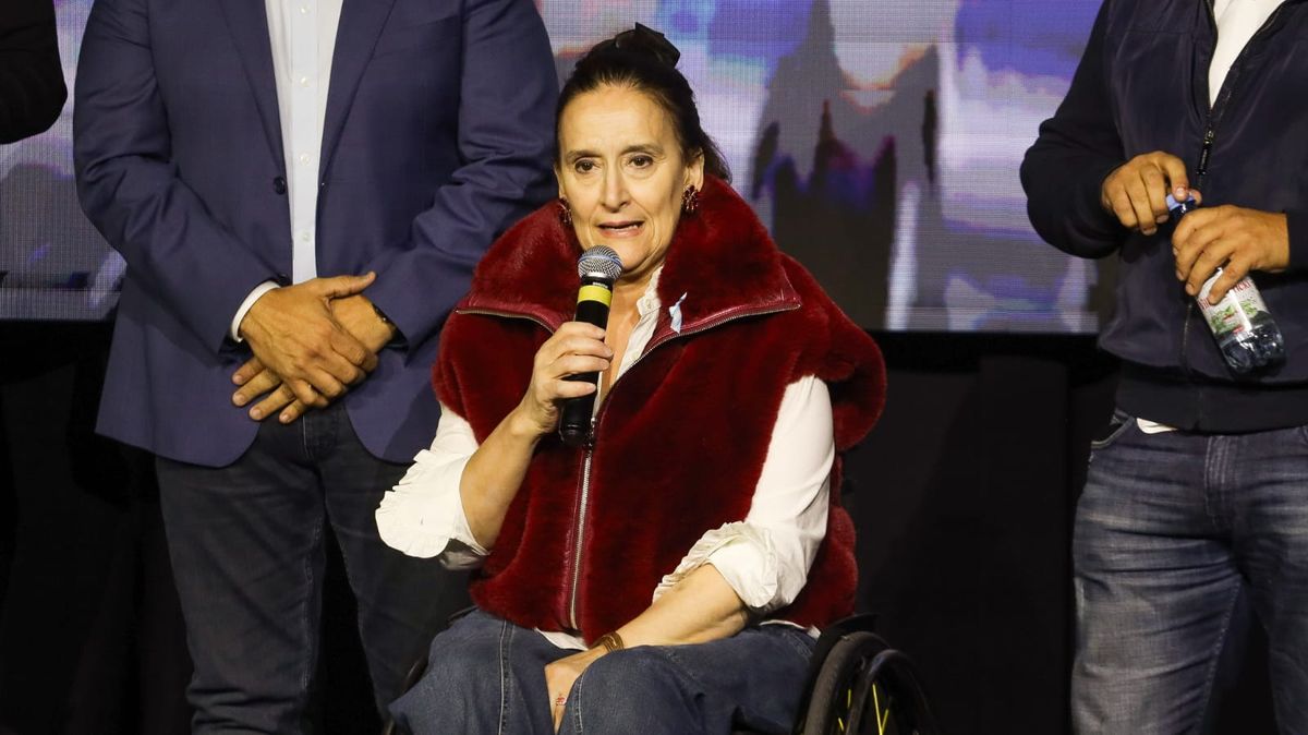 Gabriela Michetti, exvicepresidenta de la Nación, abrió el acto del PRO en Mendoza.