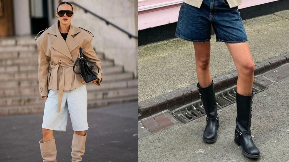 Cómo usar bermudas con botas: la nueva tendencia del verano 2026 que arrasa entre las europeas