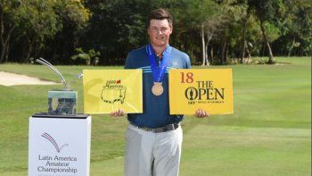 Abel Gallegos, de solo 17 años, jugará el Masters de Augusta y el Open británico