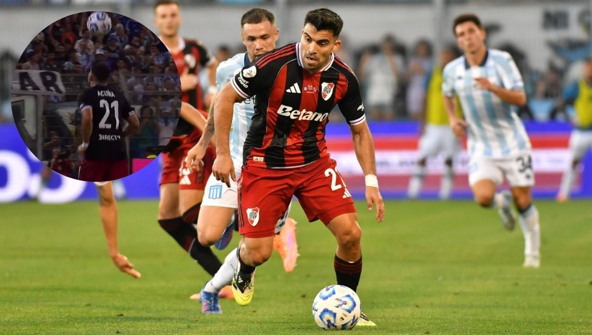 Marcos Acuña fue criticado luego de la victoria de River frente a Racing.