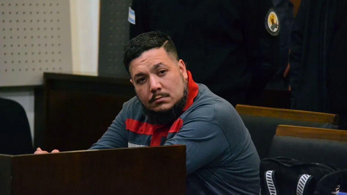 Matías Silva durante el primer juicio por el crimen. Foto: Prensa Poder Judicial. Matías Silva durante el primer juicio por el crimen. Foto: Prensa Poder Judicial.