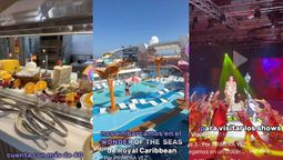 Video viral: así es el crucero más grande y lujoso del mundo por dentro.