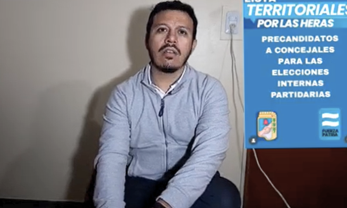 Martín Rodríguez, de Barrios de Pie, encabeza la lista opositora en Las Heras. Martín Rodríguez, de Barrios de Pie, encabeza la lista opositora en Las Heras.