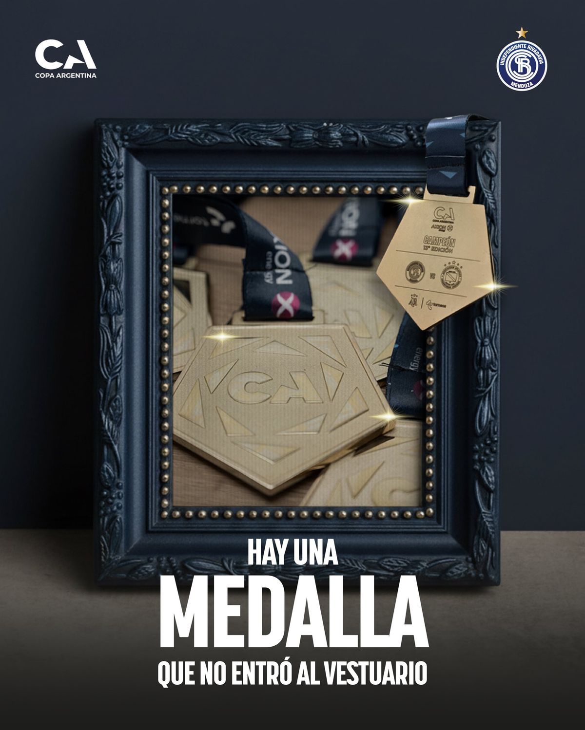 La imagen que comparti&oacute; Independiente Rivadavia en sus redes.