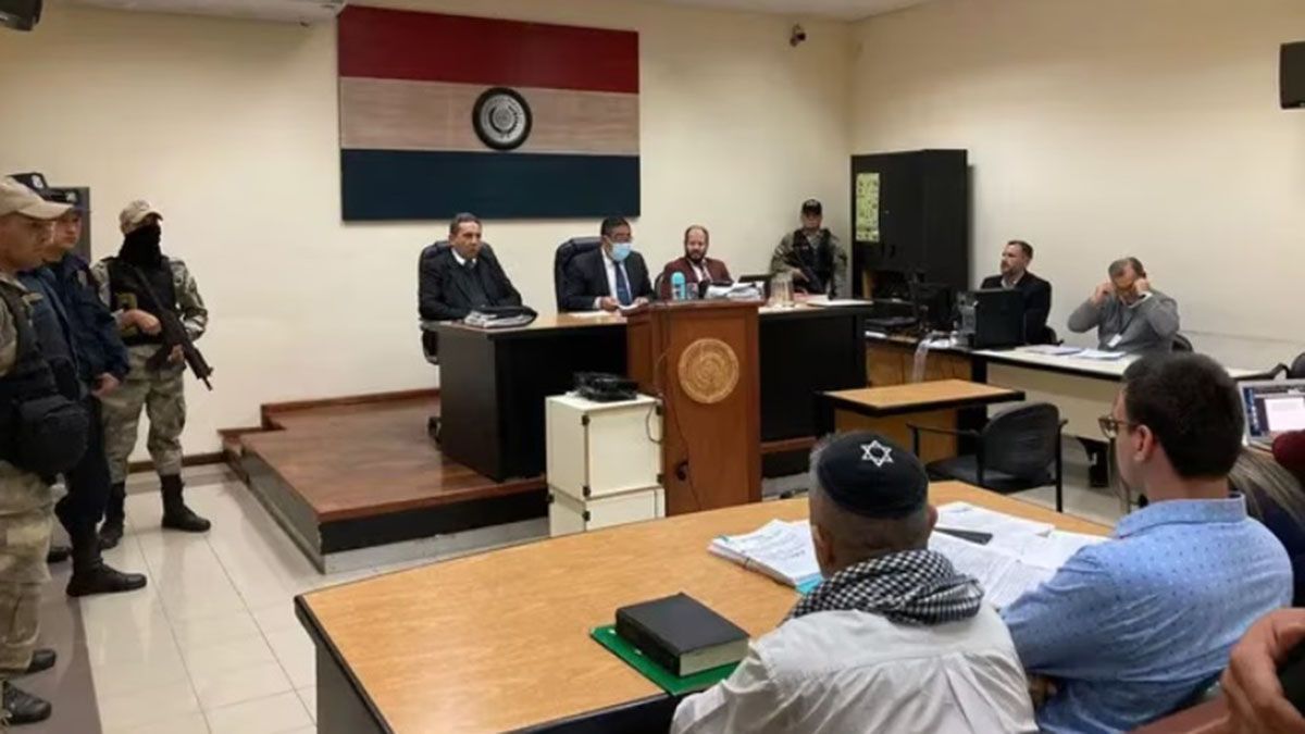 Agustín Martínez Martínez, el asesino serial paraguayo, en uno de los juicios en que fue condenado a prisión