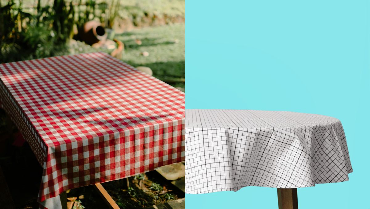 Para las mesas redondas puedes cortar telas cuadradas o redondas, ambas quedan bien. Para las mesas redondas puedes cortar telas cuadradas o redondas, ambas quedan bien. 