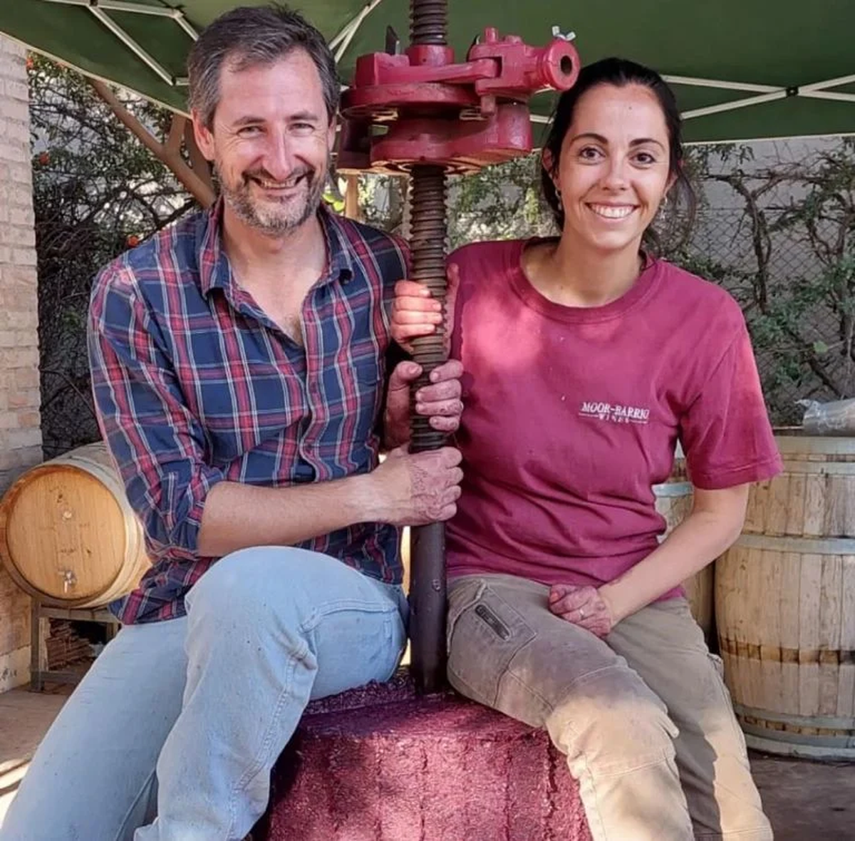 Cristian Moor y Teresita Barrios