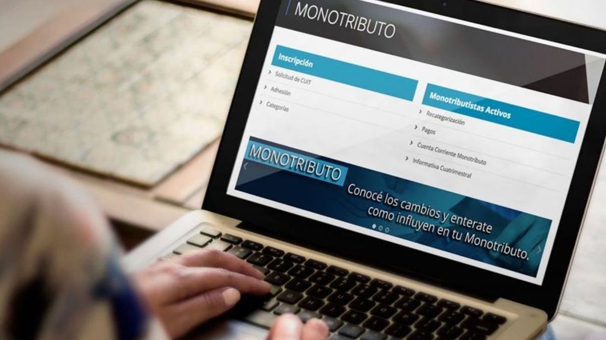 La inscripción al monotributo se puede hacer 100% on line. 