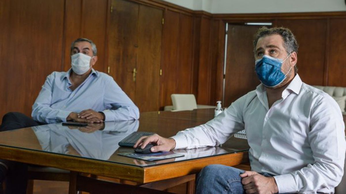 Enrique Vaquié y Alejandro Zlotolow se reunieron, virtualmente, con representantes de cámaras pymes.