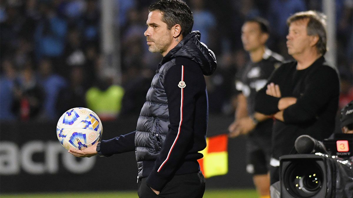 Fernando Gago, el DT de Boca.