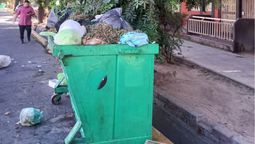 La recolección de basura está suspendida en Las Heras desde las 21 del domingo.